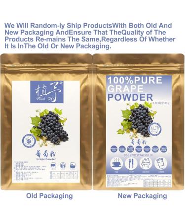 100% Natural Pure Grape Powder 100g/3.52oz pour smoothies shakes p tisseries et boissons | sans conservateurs sans sucre ajout  - Buy Online on GoSupps.com