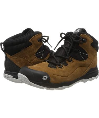 Jack Wolfskin Unisex-Child MTN Attack 3 Lt Texapore Mid K Hiking Boot - Big Kid (8-12 Years) - Size 4.5 - Desert Brown/Black - Buy Online on GoSupps.com