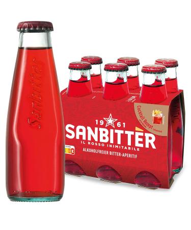Buy SAN PELLGRINO SANBITTEN Non-Alcoholic Aperitif - 24 Pack (98ml) | Citrus & Herbal Flavor for Cocktails | International Shipping Available - Buy Online on GoSupps.com