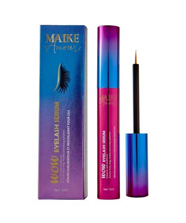 Eyelash Growth Serum. PRO-ADV+ Activator. Achieves thicker  longer  healthier and eyelashes and eyebrows. Shocking volume. Eyelash WOW. (5 mL)