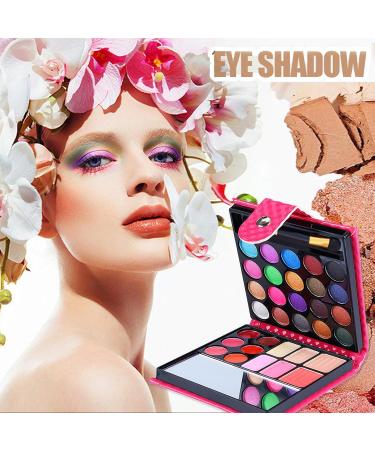 WishesMar 32 Colors AllinOne Makeup Kit Palette Eyeshadow Matte Shine Including Lip Gloss Press Powder Blush Ideal Makeup Cosmetic Eyeshadow Palette I - Buy Online on GoSupps.com