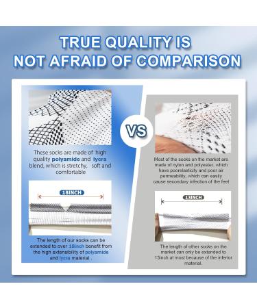 Neuropathy Compression Socks for Men & Women | Pain Relief for Foot & Achilles Tendonitis | L/XL Skin Color - Buy Online on GoSupps.com