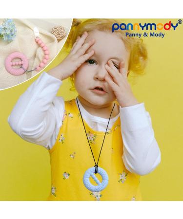 Panny & Mody Chewing Chain Necklace for Boys & Girls - Sensory Chewable Jewelry & Silicone Bite Ring for Autism & ADHD | Gray - Buy Online on GoSupps.com