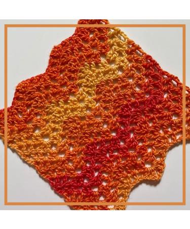 Wool Wonders Super Soft Variegated Yarn 400g/640yds (Flaming Orange) - Medium Heavy Worsted/Aran Weight - 30% Australian Wool, 70% Acrylic - Ideal for Knitting and Crochet - Buy Online on GoSupps.com