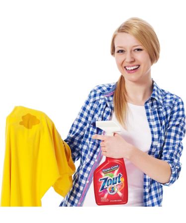 Zout Triple Enzyme Laundry Stain Remover Spray - 22 oz (Pack of 6) | Effective Stain Treatment for All Fabrics | International Shipping Available - Buy Online on GoSupps.com
