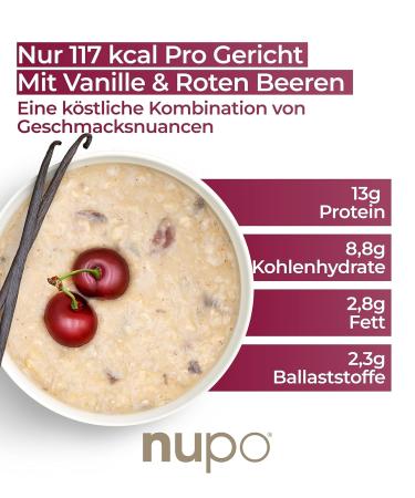 NUPO Diet Meal Replacement Extreme - Vanilla Berries - 12 Low-Calorie Portions - GMO Free - Complete Meal Replacement for Weight Loss - Buy Online on GoSupps.com