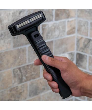 Bearback Back & Body Shaver for Men | Premium Long Reach Folding Handle Triple Blade Pivoting Head - Ergonomic DIY Solution - Buy Online on GoSupps.com