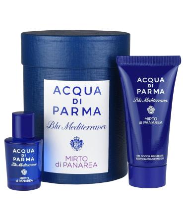 Acqua Di Parma Mens Cologne Sampler Sets - Mini Blu Mediterraneo Mirto di Panarea 0.17 oz EDT + Shower Gel 0.67 oz - Mediterranean Perfume for Men and Women - Buy Online on GoSupps.com