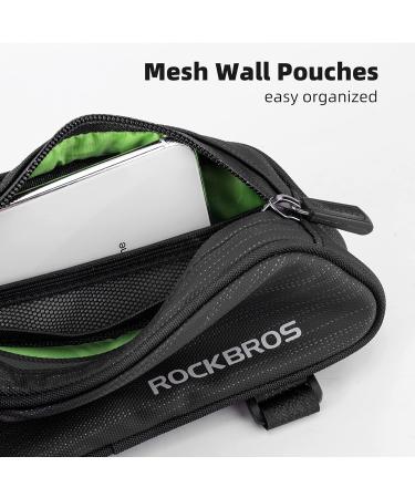 ROCKBROS Frame Bag - Narrow Shape Bicycle Top Tube Bag for MTB Road Bike & E-Bike | 1.1L Capacity | International Shipping - Buy Online on GoSupps.com