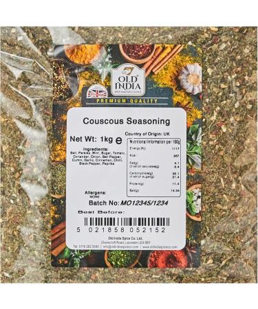 Old India Couscous Seasoning 1kg - Premium Blend for Authentic Flavors - Buy Online on GoSupps.com