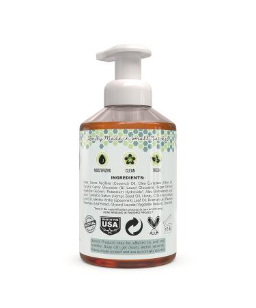 Beessential All Natural Foaming Hand Soap - Spearmint Lime Aloe & Honey 16 oz - Made in USA International Shipping - Buy Online on GoSupps.com