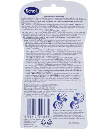 Scholl Velvet Smooth Electronic Nail Care System - Replacement Files & Attachments (1 Piece) | Shop Internationally - Buy Online on GoSupps.com