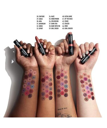 NYX Matte Lipstick Couture - Light Pink Shade | Long-Lasting Formula | 1 Count - Buy Online on GoSupps.com