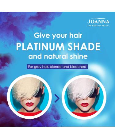 Joanna Ultra Color Platinum Gray Conditioner - Blonde & Light Hair Color Care - Eliminates Yellow Tones - 150 ml - Buy Online on GoSupps.com