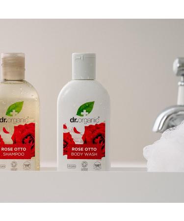 Buy Dr Organic Rose Body Wash 250ml - Nourishing & Hydrating | International Shipping Available - Buy Online on GoSupps.com