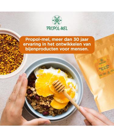 Propolmel 100 Natural Lotus Flower Pollen 500 grams From Residue Free Bees Source of Proteins Amino Acids Lipids Vitamins and Minerals - Buy Online on GoSupps.com