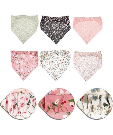 Beavorty 6Pcs Floral Elastic Hair Scarves - Boho Triangle Headband for Women | Ideal for Running Yoga & Beach Mixed Colors - Buy Online on GoSupps.com