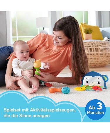 Discover Fisher-Price HFJ92 Gift Set - Sensory Activity Toys for Babies 3+ Months | Ideal Baby Gift Set - Buy Online on GoSupps.com