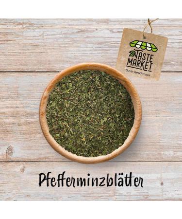  TASTE Guter Geschmack 2 x 200g of chopped peppermint leaves - 100% natural - Peppermint - Tea - Taste Market - 400g - Buy Online on GoSupps.com