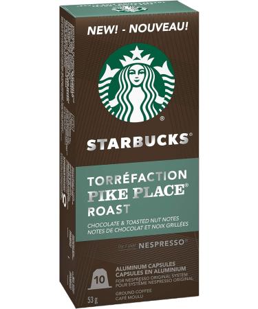 Starbucks By Nespresso Pike Place 5 X 10 Nespresso Coffee Pods 50 Count & By Nespresso Single Origin Columbia Nespresso Ground Coffee capsules Original Line Compatible 10 Nespresso Coffee Pods Pike Place + Colombia 10 Count (Pack of 5) - Buy Online on GoSupps.com