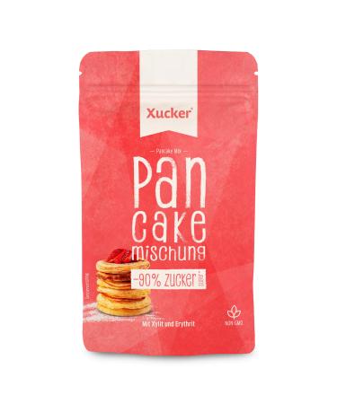 Xucker Pancake Mix without addiction to sugar - sugar pancake mixture with erythritus and xylitol I pancake with 90% less sugar i pancake mix with spelled flour i gluten -free (150 g)