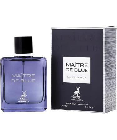 Maison Alhambra Maitre De Blue Eau De Parfum Spray for Men 3.4 Ounce Modern 3.4 Fl Oz (Pack of 1) - Buy Online on GoSupps.com