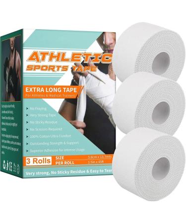 Adhesive Elastic Tape | Sport Tape Kinesiology - 1.5inchx45ft Synthetic Kinesiology Therapeutic Sports Tape Pisole - Buy Online on GoSupps.com