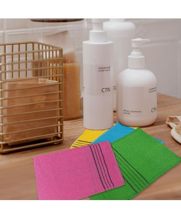 BLMHTWO 8PCS Exfoliating Bath Mitts | Large Korean Washcloth Set | Body Scrub Mitts for Adults - Buy Online on GoSupps.com