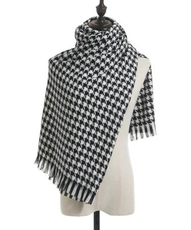 High Quality Black Cashmere Scarf for Women | Warm Autumn Winter Scarves - Perfect for Every Season - Buy Online on GoSupps.com
