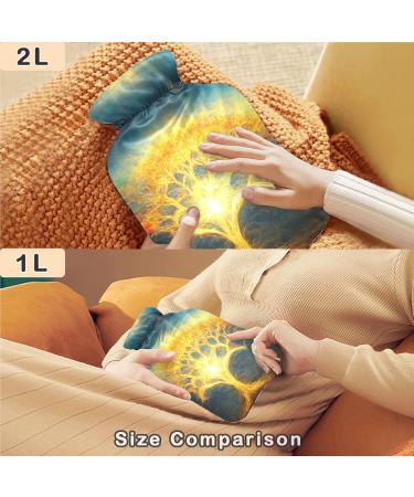 Buy Naanle Tree of Life Heat Bottle 2L - Transparent Hot Water Bottle with Lid for Pain Relief & Therapy | International Shipping Available - Buy Online on GoSupps.com