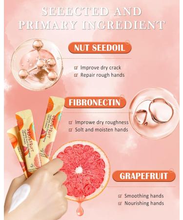 Mini Hand Cream Gift Set-30Pack Small Hand Lotion Travel Size Bulk Hand Cream Fragrance Moisturizing Hand Care For Dry Cracked Hand Baby Bridal Shower Wedding Favors Christmas Kit for Women-Grapefruit 30pcs Grapefruit - Buy Online on GoSupps.com