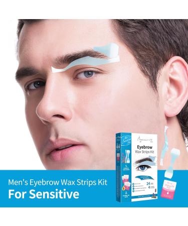  Beauty7 Beauty7 24-Pack Pre-Cut Eyebrow Wax Strips - With 4 Oil Cleansing Wipes - Suitable for Skin - Buy Online on GoSupps.com