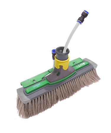 Unger Nlite Power brush completely 28 cm (unspeated incl. Hose + quick connection brush head swiveling 180 brush with shock/edge protection for purely water cleaning) NUK28