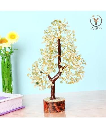Green Jade Crystal Tree - Reiki Decor - Gemstone Tree of Life - Chakra Stones - Holistic Gifts for Women - Buy Online on GoSupps.com