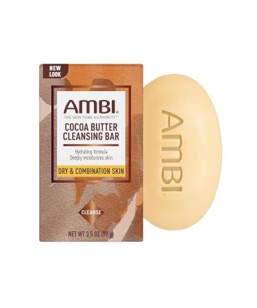 Ambi Exfoliating Wash I With Salicylic Acid Acne Treatment & Cocoa Butter Cleansing Bar I 5 Ounce & 3.5 Ounce - Buy Online on GoSupps.com