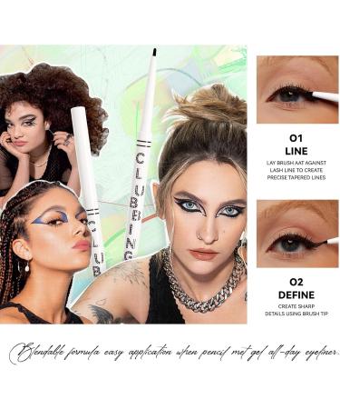 Eye pencil 4Piece Smudge Resistant Makeup Set Long Lasting Gel Eye Pencil MakeupFor Daily Use Travel Party Work Sports Outdoor And Birthday - Buy Online on GoSupps.com