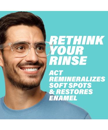 ACT Restoring Fluoride Mouthwash 18 fl. oz. Strengthens Tooth Enamel Cool Mint - Buy Online on GoSupps.com