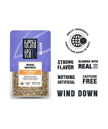 Tiesta Tea Mango Dreamzzz - Caffeine-Free Premium Loose Leaf Tea 1.5 oz - Buy Online on GoSupps.com
