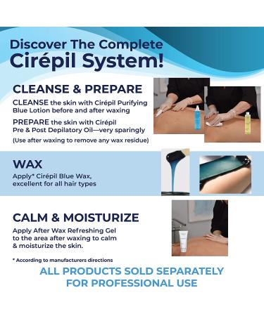 Cirepil Blue Wax Beads 800g Bag - All-Purpose & Unscented - No Strips Needed - Fluid Gel Texture - Easy Removal - Buy Online on GoSupps.com
