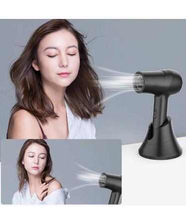 Portable Cordless Hair Dryer Hot & Cold Air Wireless Hair Dryer Rechargeable Blow Dryer w/Diffuser for Blowing Hair Painting Drying - Buy Online on GoSupps.com