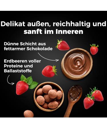 Premium Chocolate-Dipped Strawberries - Freezing-Dried Sugar-Free Healthy Snack - MR FURGESTO 80g - Buy Online on GoSupps.com