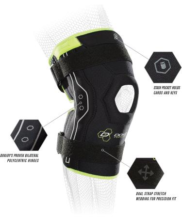 DonJoy Performance Bionic Knee Brace - Adjustable Support for ACL, MCL, LCL, Meniscus - Ideal for Soccer, Basketball, Skiing, and more - Large Camo - Buy Online on GoSupps.com