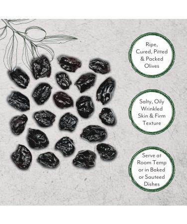 Roland Foods Oil Cured Black Olives - Pitted Whole Olives - Specialty Imported Food - 5 lb Bag - Buy Online on GoSupps.com