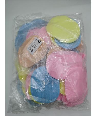 50 Pack Cleaning Sponge Wet Wipes - Soft Makeup Washing Sponges for Face & Powder | Random Colors - International Shipping - Buy Online on GoSupps.com