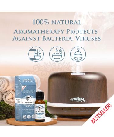 Four Thieves Oil - Natural Aromatherapy for Cold & Sore Throat | Optima Natura 20ml Essential Fragrance Oil - Buy Online on GoSupps.com