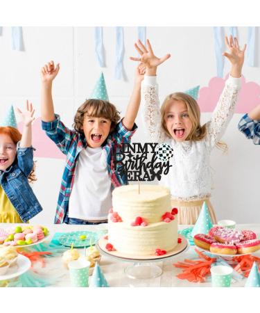 Cyodoos 1 Pcs Sparkling Disco Ball Cake Topper Selection Disco 70s 80s 90s Theme Party Single Women's Masculine Birthday Party Decorations Laser paper Black7 - Buy Online on GoSupps.com