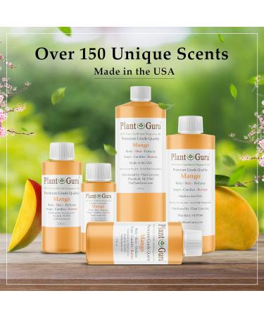 Mango Fragrance Oil 4 fl. oz | Scented Oil for DIY Soap Candles Bath Bombs & More | Ideal for Aromatherapy & Lotions - International Shipping Available - Buy Online on GoSupps.com