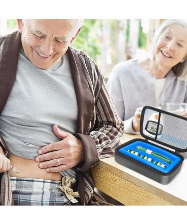 Insulin Cooler Travel Case with Ice Pack - Diabetic Medication Pen Carrying Bag - Buy Online on GoSupps.com