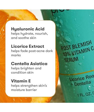 Proactiv Post Blemish 10% Vitamin C Serum - Targets Dark Spots & Uneven Skin Tone. Formulated for Acne-Prone Skin - Buy Online on GoSupps.com