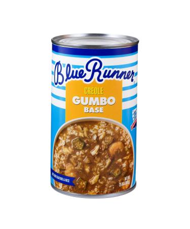 Blue RunnerCreole Seafood Gumbo Base25 Ounce Can (Pack of 6)A Rich, Flavorful and Authentic Creole ClassicAn Instant Meal, Just Add Meat